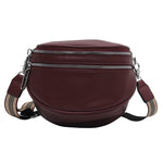 Bolsa de cintura feminina retro ameixa