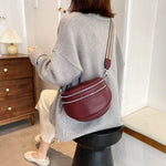 Bolsa de cintura feminina retro
