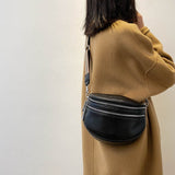 Bolsa de cintura feminina retro