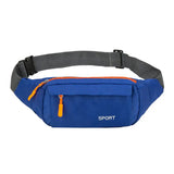 Bolsa de cintura fina e leve azul