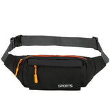 Bolsa de cintura fina e leve preto