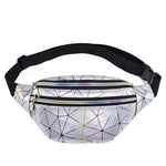 Bolsa de cintura geométrica