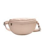 Bolsa de cintura grande capacidade bege