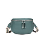 Bolsa de cintura grande mulher azul