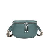 Bolsa de cintura grande mulher azul