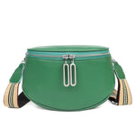 Bolsa de cintura grande mulher verde