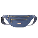 Bolsa de cintura impermeável mulher azul escuro