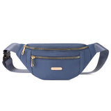 Bolsa de cintura impermeável mulher azul escuro