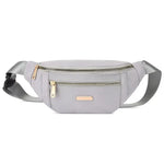 Bolsa de cintura impermeável mulher cinzento