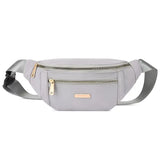 Bolsa de cintura impermeável mulher cinzento