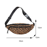 Bolsa de cintura leopardo