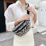 Bolsa de cintura leopardo