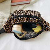 Bolsa de cintura leopardo