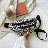 Bolsa de cintura leopardo