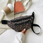Bolsa de cintura leopardo