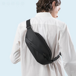 Bolsa de cintura masculina minimalista