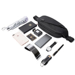 Bolsa de cintura masculina minimalista