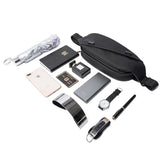 Bolsa de cintura masculina minimalista