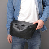Bolsa de cintura masculina preta valor por defeito título