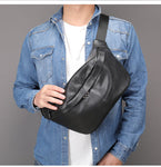 Bolsa de cintura masculina preta valor por defeito título