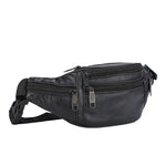 Bolsa de cintura masculina preto