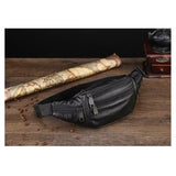 Bolsa de cintura masculina preto