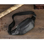 Bolsa de cintura masculina preto