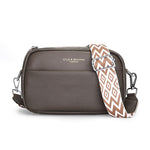 Bolsa de cintura moderna mulher castanho escuro