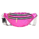 Bolsa de cintura multicolor fushia