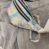Bolsa de cintura multicolor