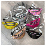 Bolsa de cintura multicolor