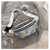 Bolsa de cintura multicolor