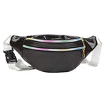 Bolsa de cintura multicolor preto
