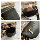 Bolsa de cintura oversize mulher bege