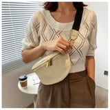 Bolsa de cintura oversize mulher bege