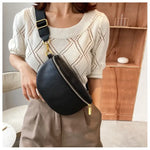 Bolsa de cintura oversize mulher bege