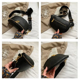 Bolsa de cintura oversize mulher bege