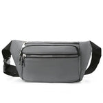 Bolsa de cintura oxford cinzento