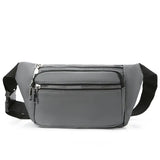 Bolsa de cintura oxford cinzento