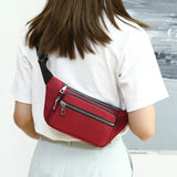 Bolsa de cintura oxford