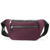 Bolsa de cintura oxford púrpura