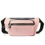 Bolsa de cintura oxford rosa