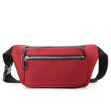 Bolsa de cintura oxford vermelho