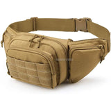 Bolsa de cintura para caça amarelo do deserto