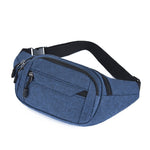 Bolsa de cintura para viagem azul