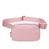 Bolsa de cintura pequena cor-de-rosa