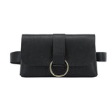 Bolsa de cintura pequena para mulher preto