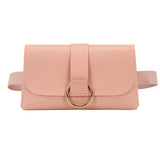 Bolsa de cintura pequena para mulher rosa