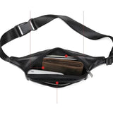 Bolsa de cintura preta ajustável preto