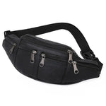 Bolsa de cintura preta design clássico preto